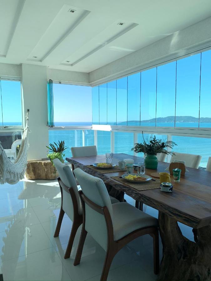 Cobertura Com Belissima Vista Para O Mar E Jacuzzi Itapema Bagian luar foto
